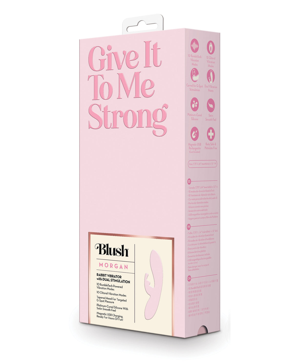Blush Morgan Rabbit Vibrator - Pink