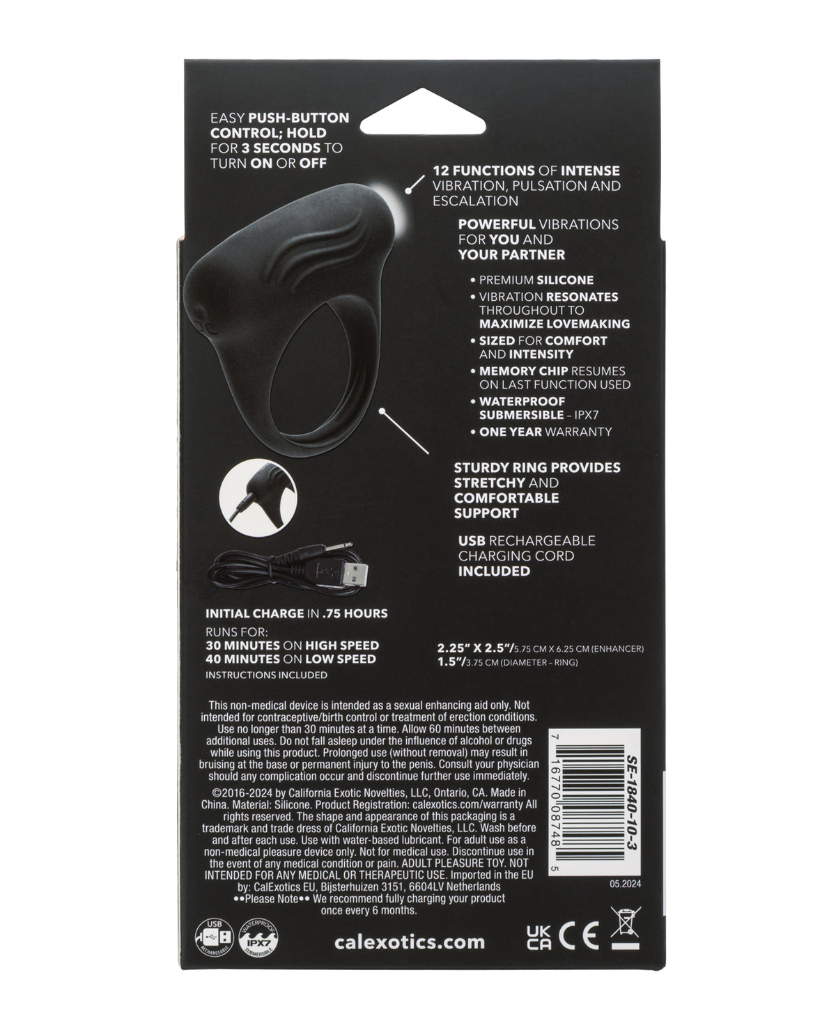 Lovers Silicone Arouser - Black