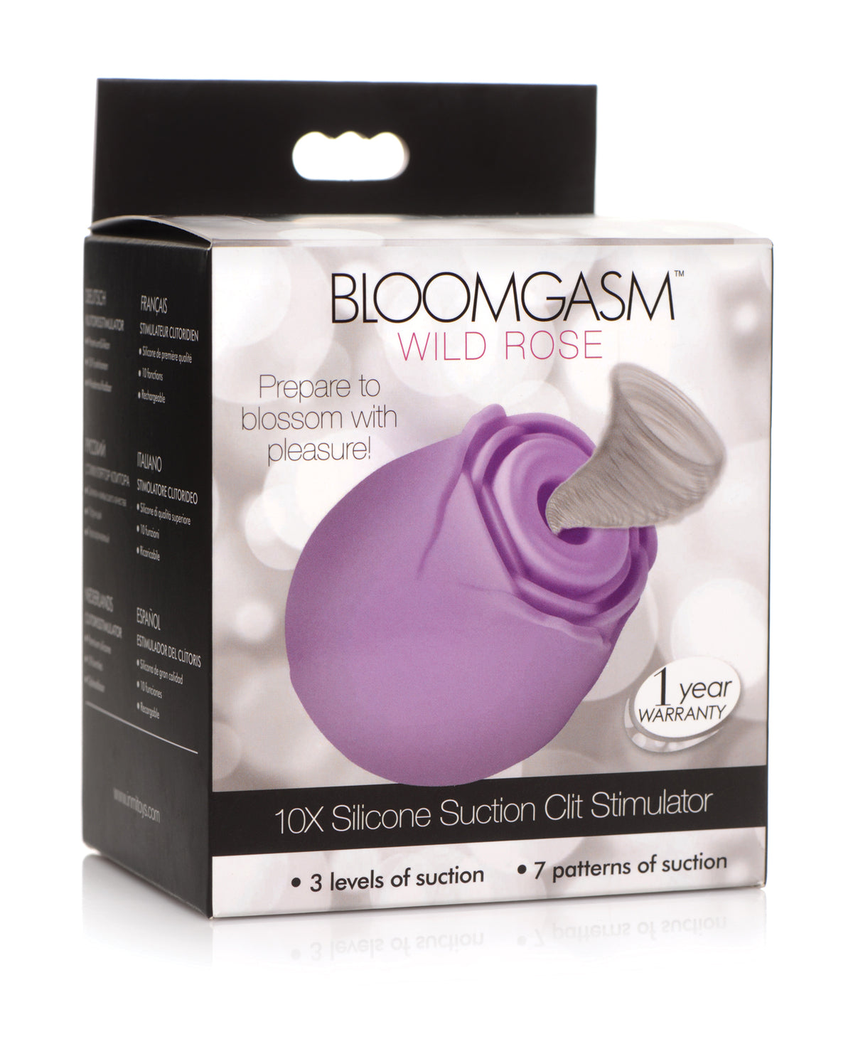 Inmi Bloomgasm Wild Rose 10X Stimulator - Purple