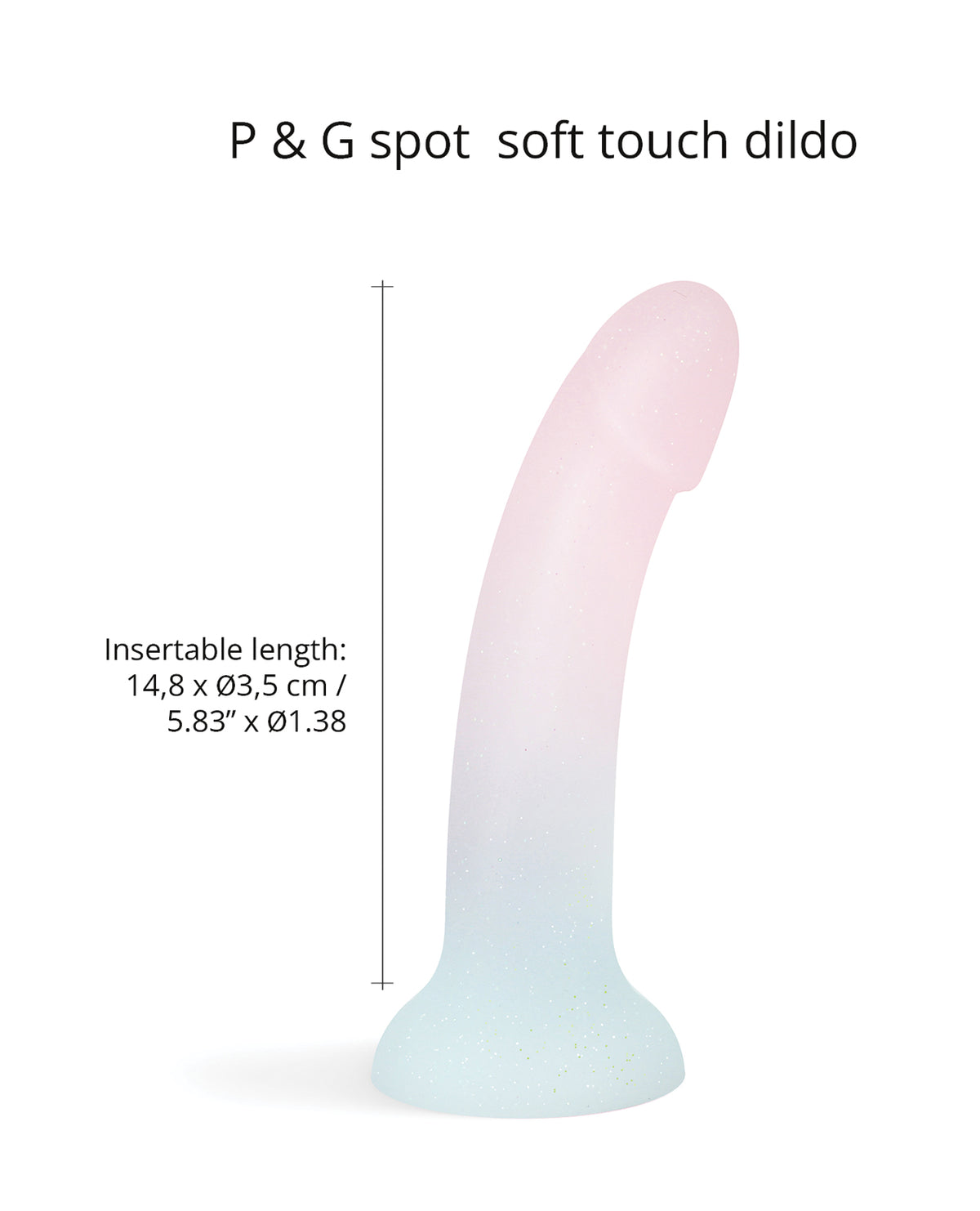 Love to Love Silicone Dildolls Galactica - Unicorn Color w/Glitter
