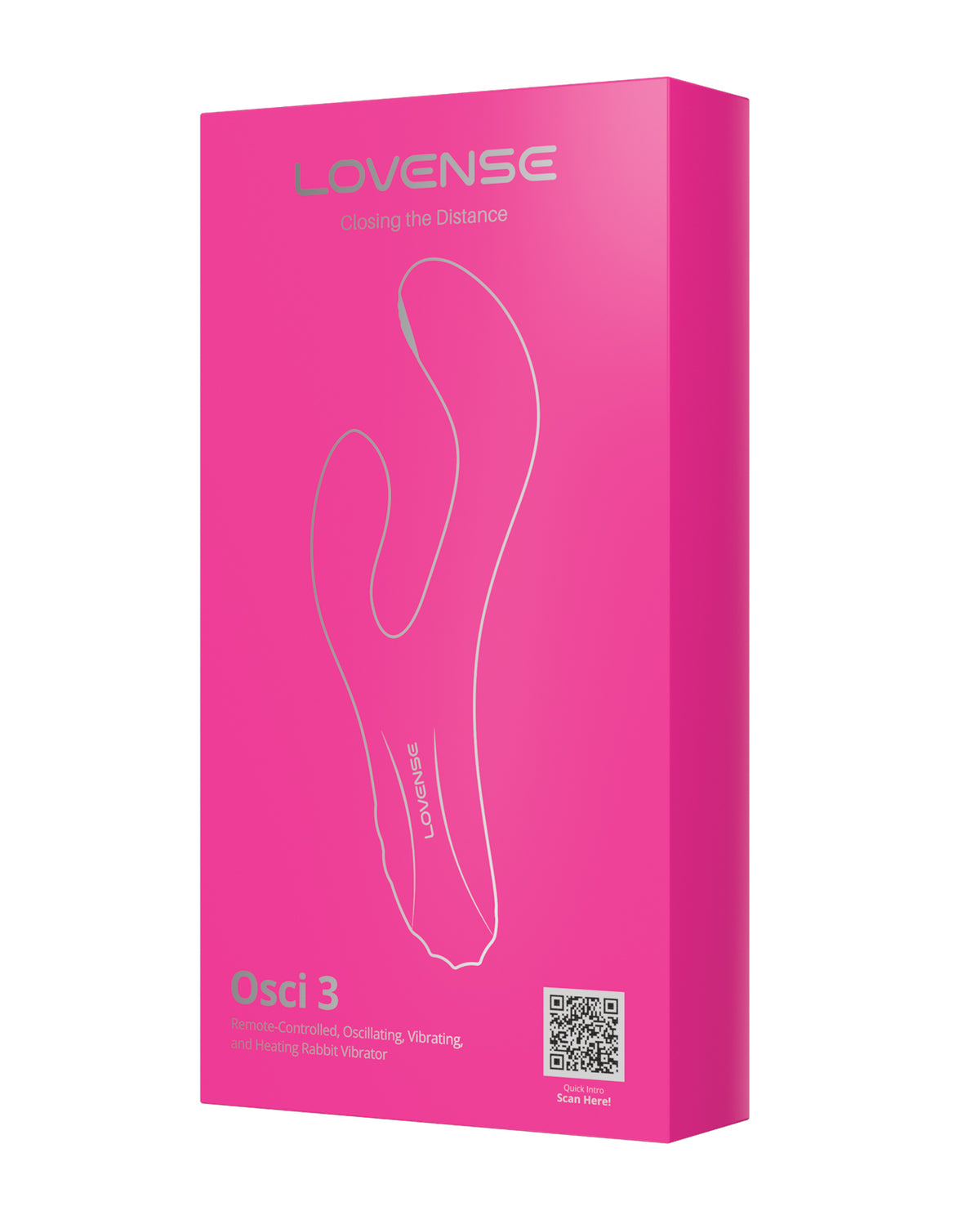 Lovense Osci 3 Oscillating G Spot Vibrator - Pink