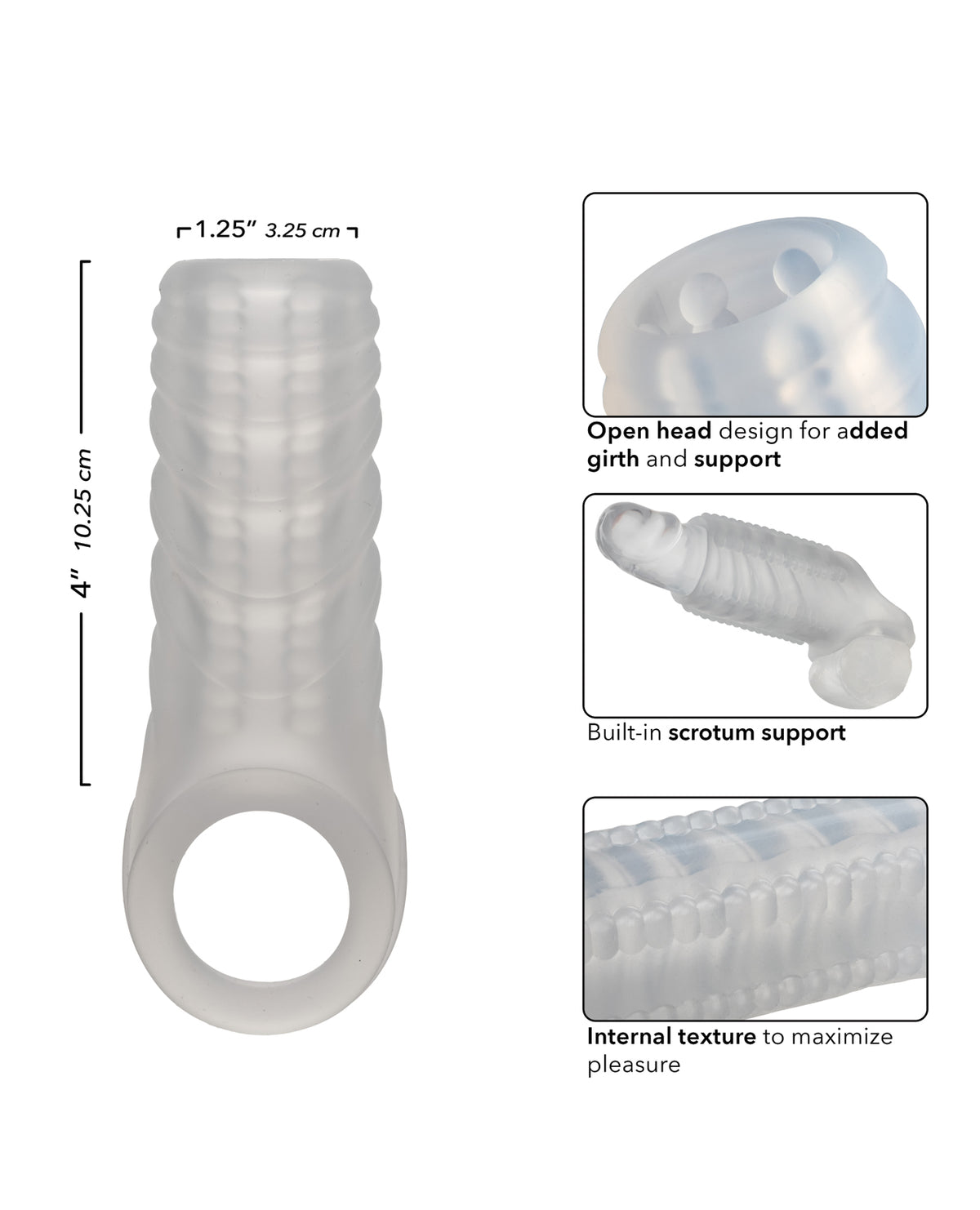 Performance Maxx Liquid Silicone Sleeve - Clear