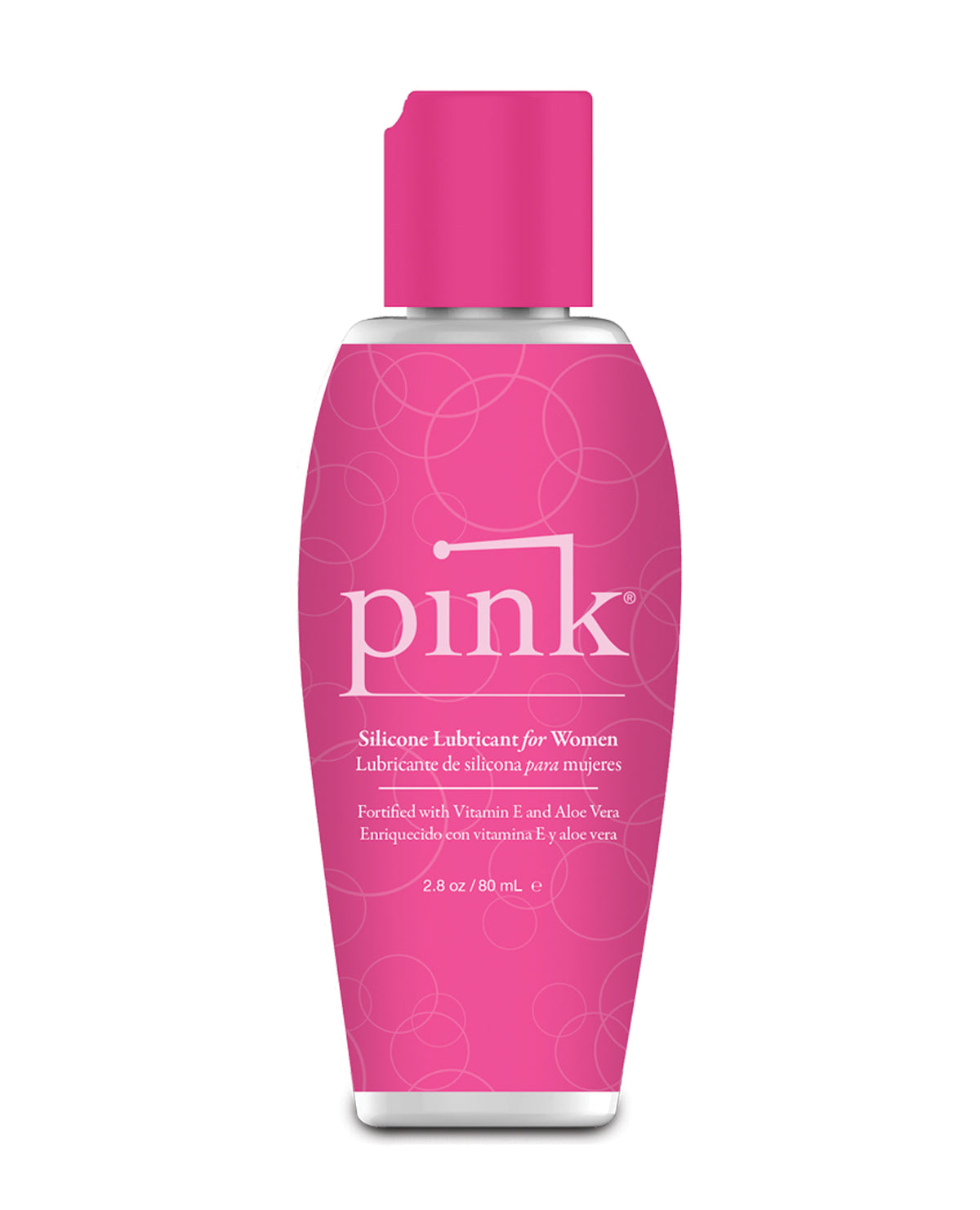 Pink Silicone Lube - 2.8 oz Flip Top Bottle