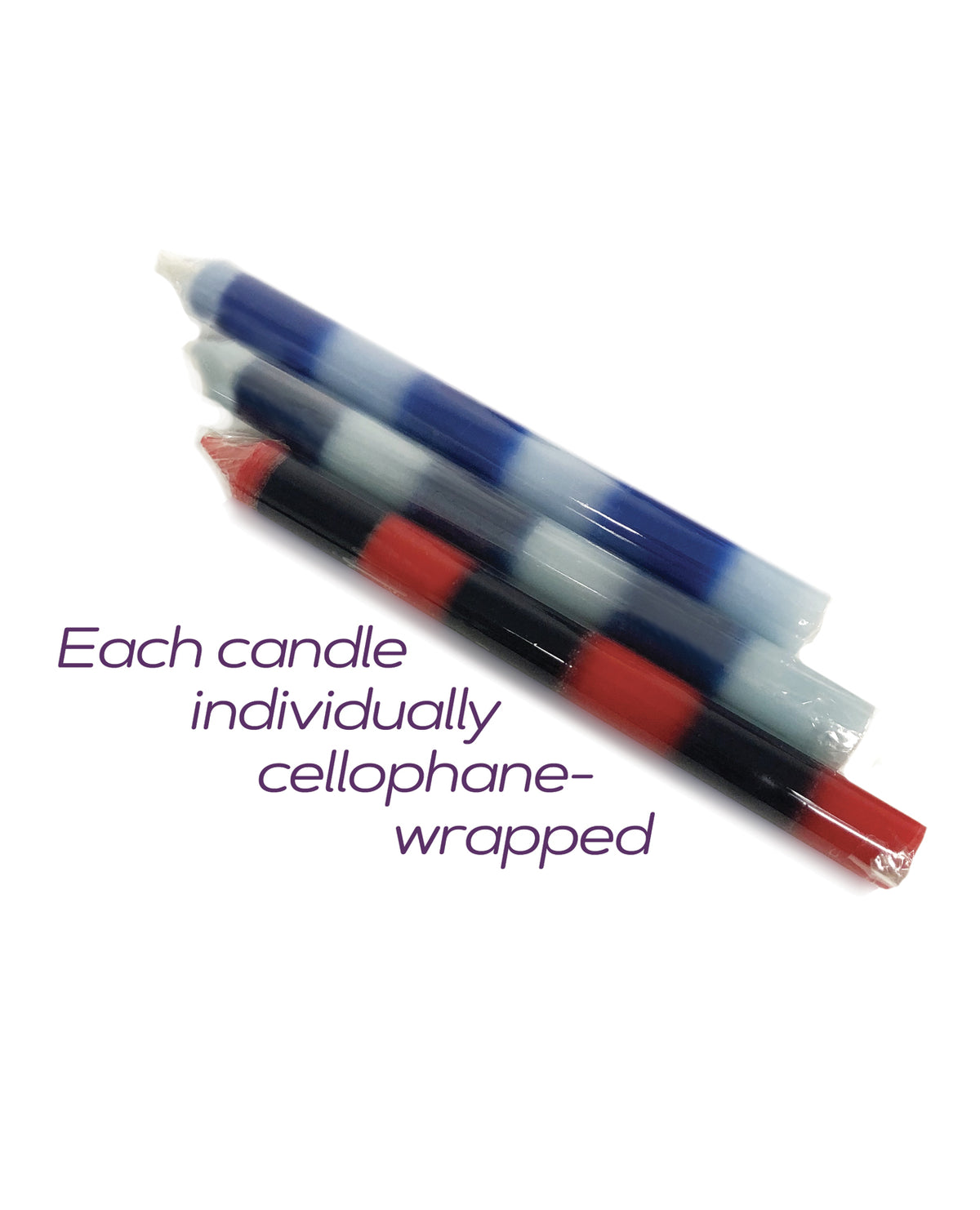 The 9's Make Me Melt Sensual Warm Drip Candles - Passionettes Stripes Pack of 3