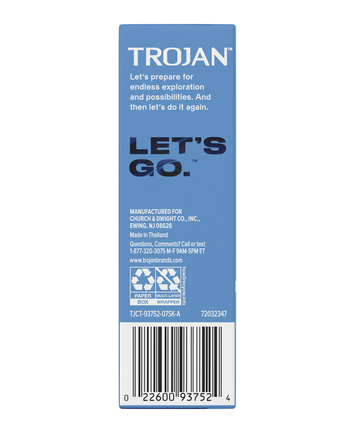 Trojan Enz Lubricated Condoms - Box of 12