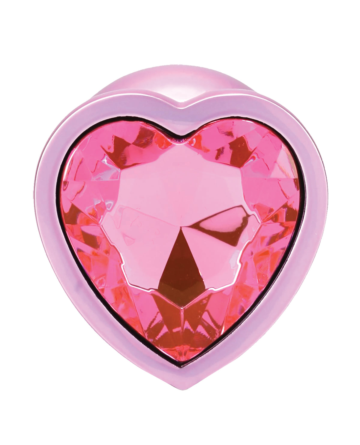 Booty Bling Jeweled Metal Plug - Large Pink