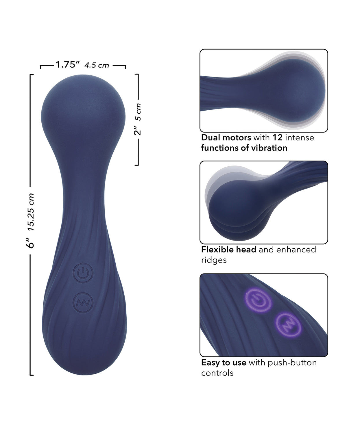Charisma Temptation Massager - Blue