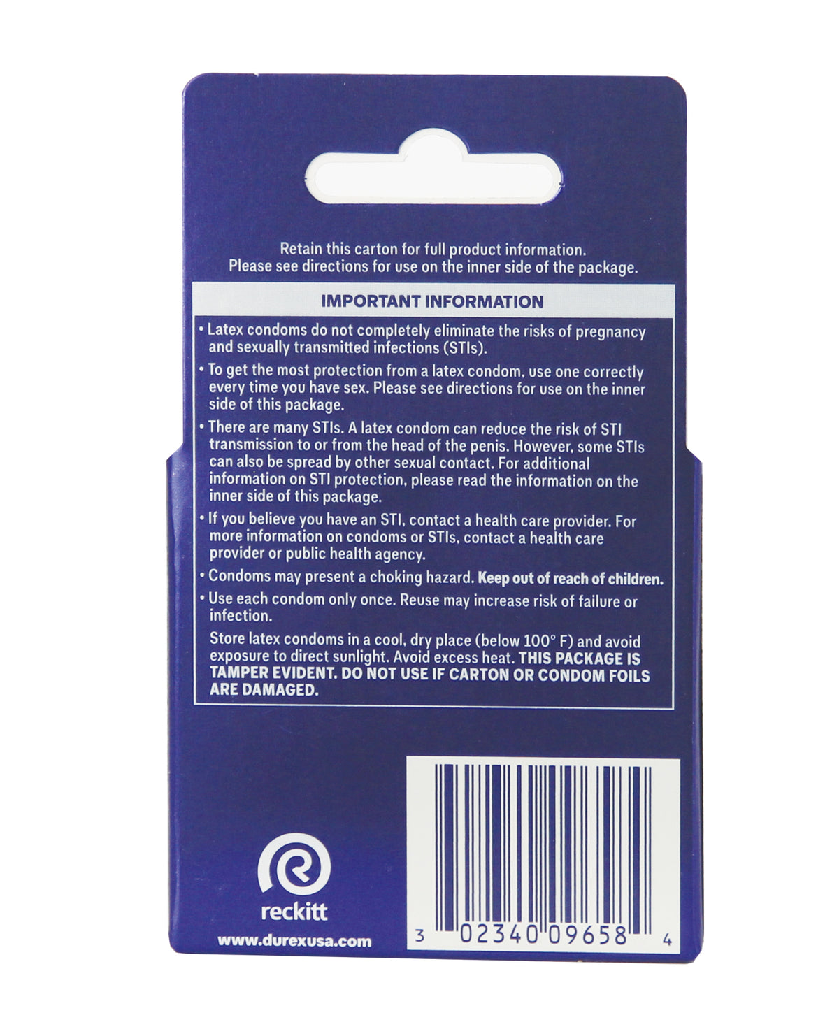 Durex Intense Sensation Condoms - Box of 3