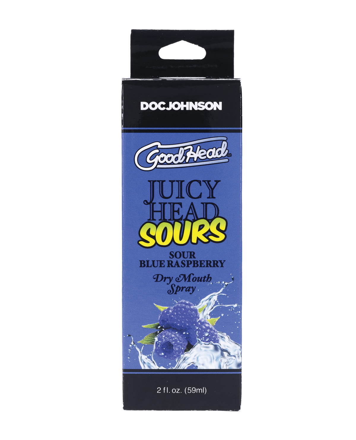 GoodHead Juicy Head Dry Mouth Spray - 2 oz Sour Blue Raspberry