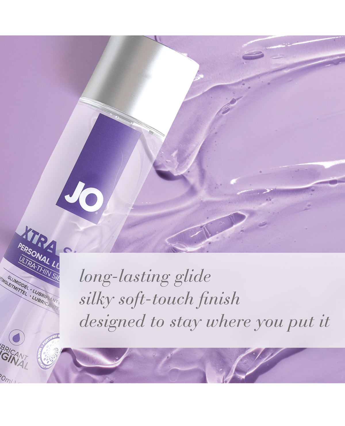 JO Xtra Silky Thin Silicone - Original Lubricant 2 oz