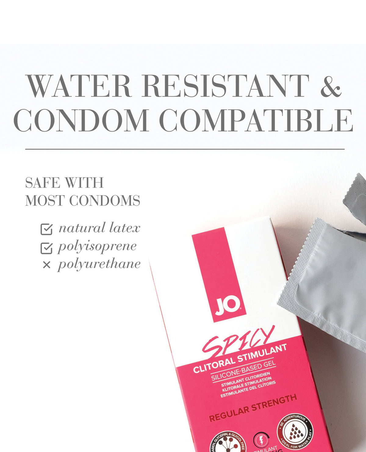JO Spicy Clitoral Gel - Warming Stimulant 0.34 oz