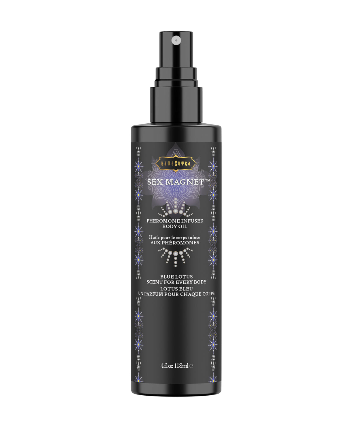 Kama Sutra Sex Magnet Pheromone Body Spray Blue Lotus 4 oz