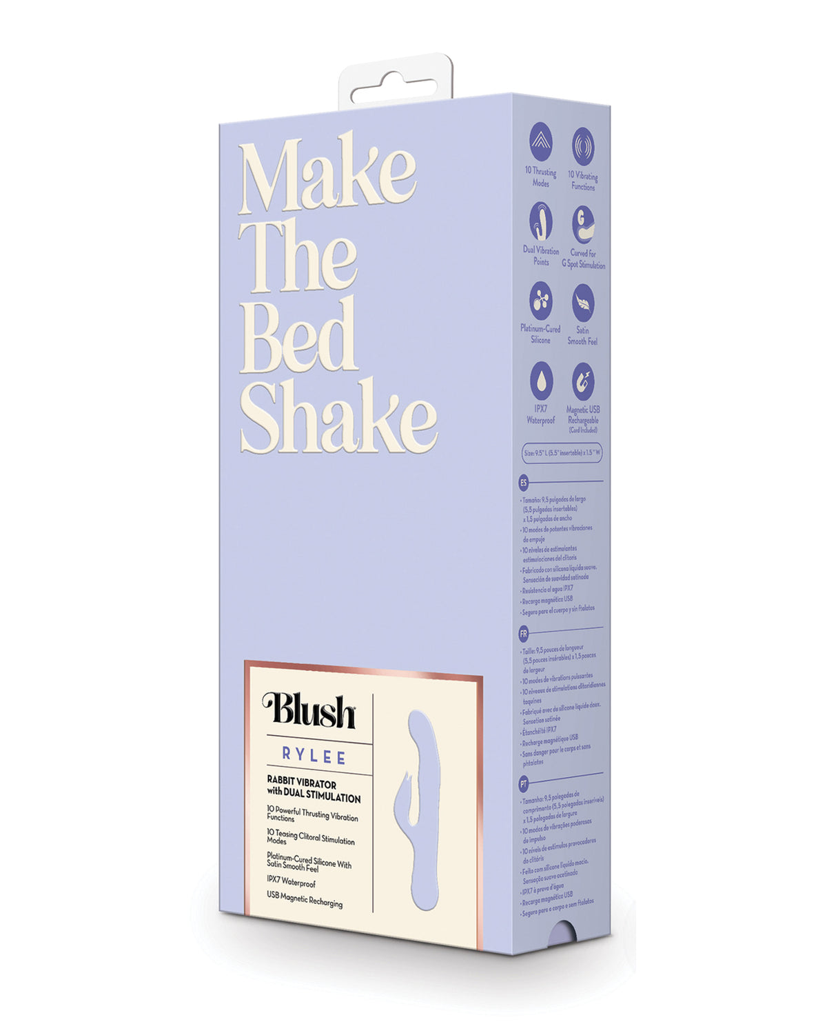 Blush Rylee Rabbit Vibrator - Lavender