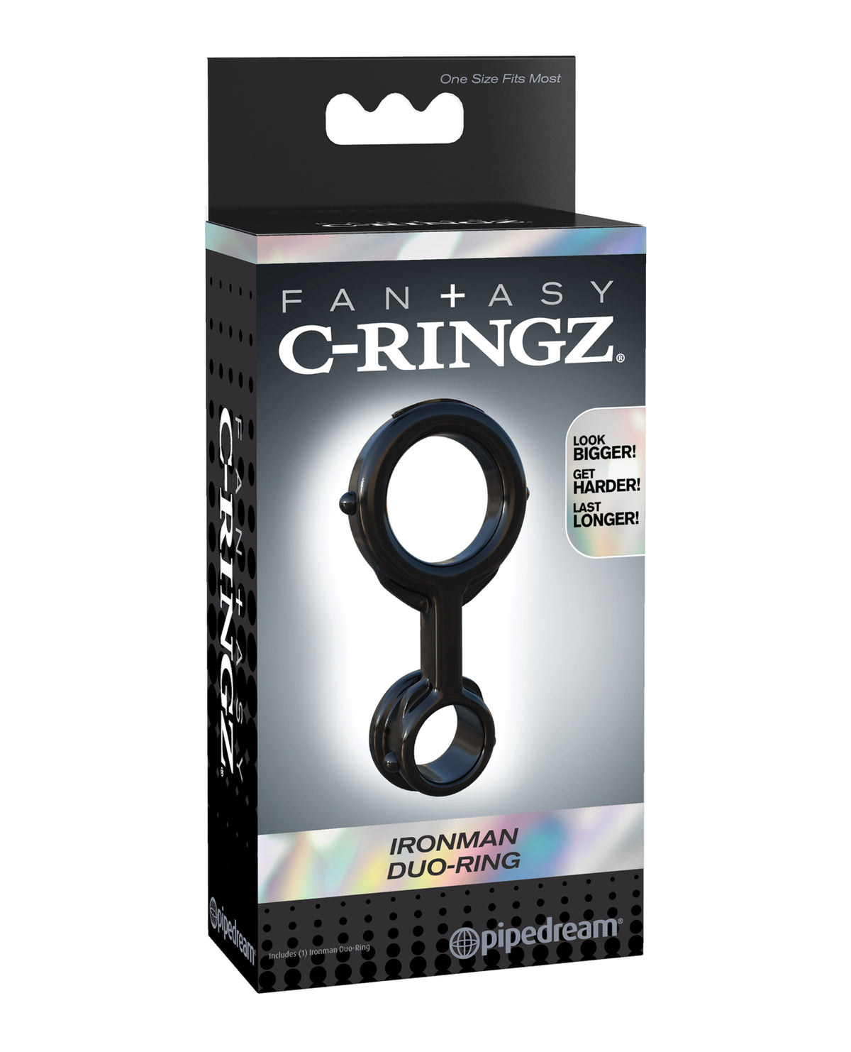 Fantasy C-Ringz Ironman Duo Ring - Black