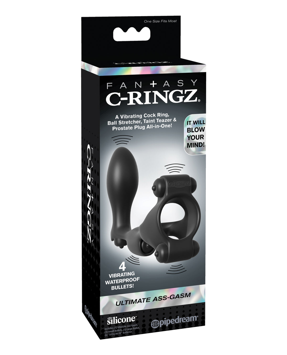 Fantasy C-Ringz Ultimate Ass-Gasm - Black