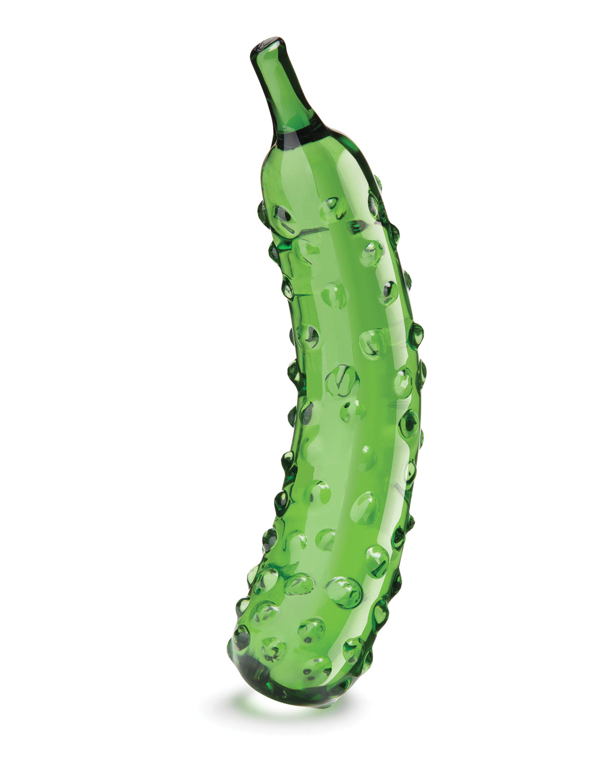 Glas 8.25" Dildo Caressing Cucumber
