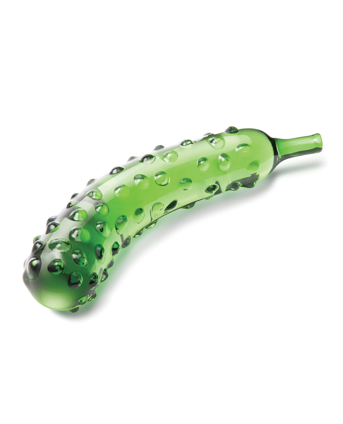 Glas 8.25" Dildo Caressing Cucumber