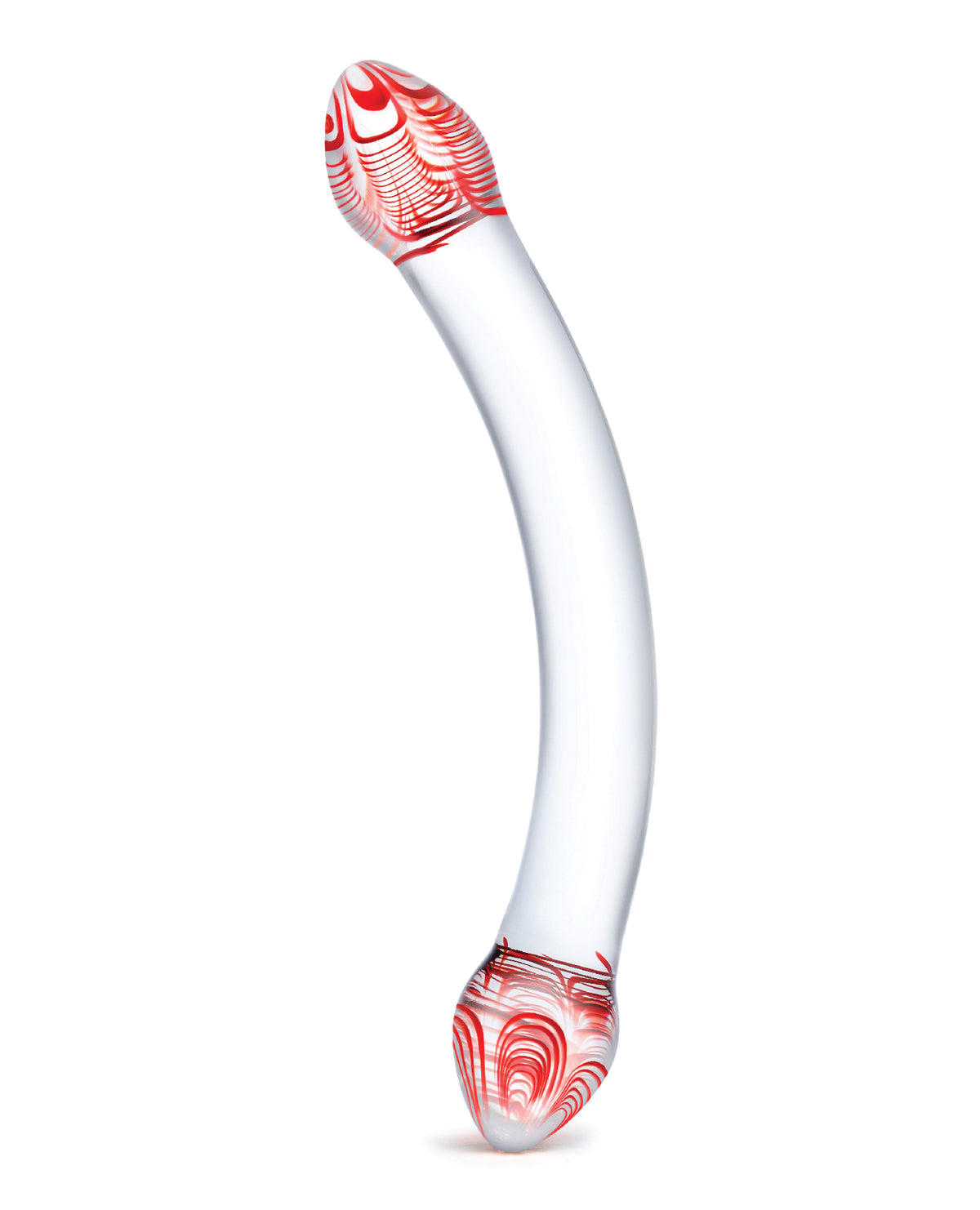 Glas Red Head Double Glass Dildo