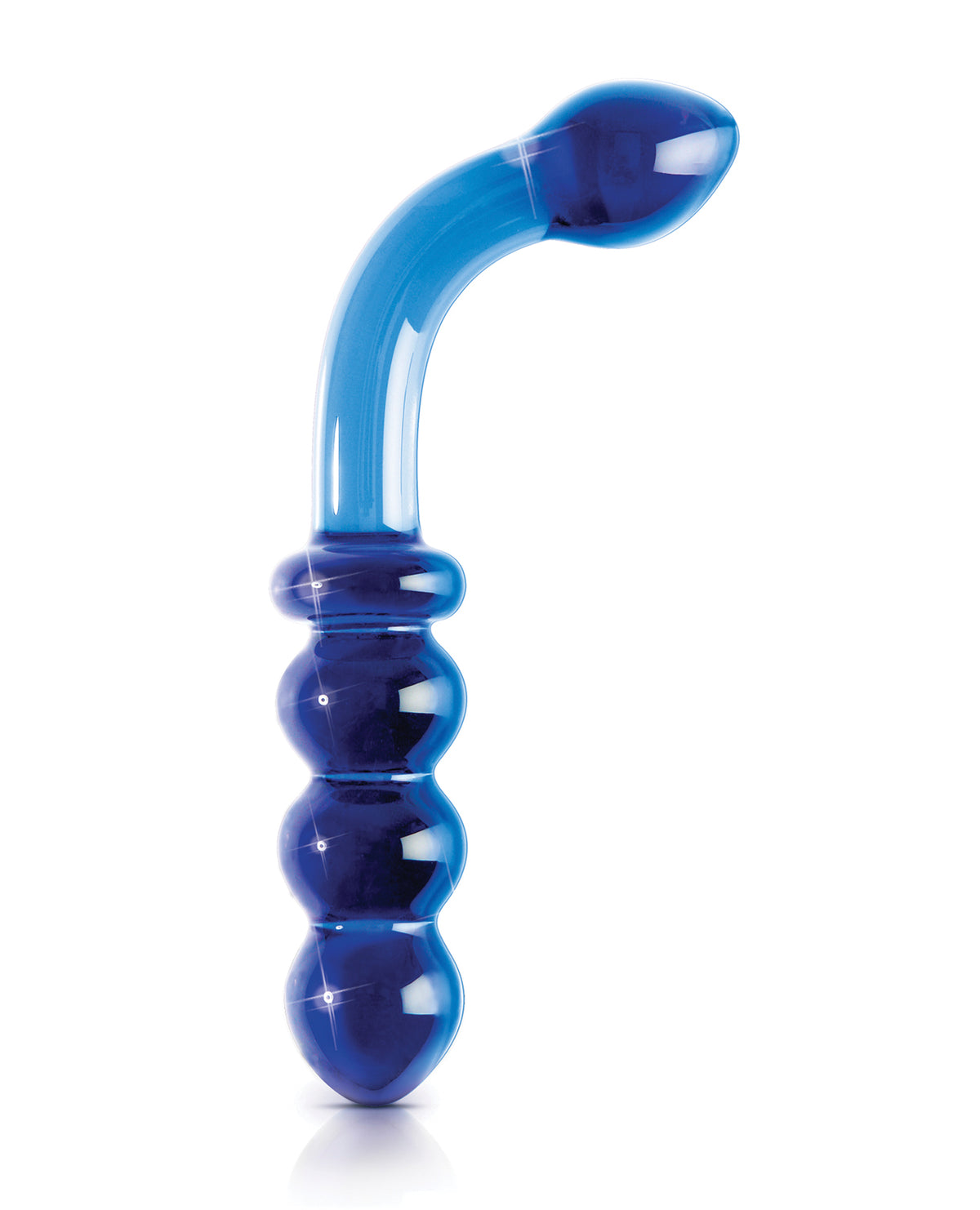 Icicles No. 31 Hand Blown Glass - Blue G Spot