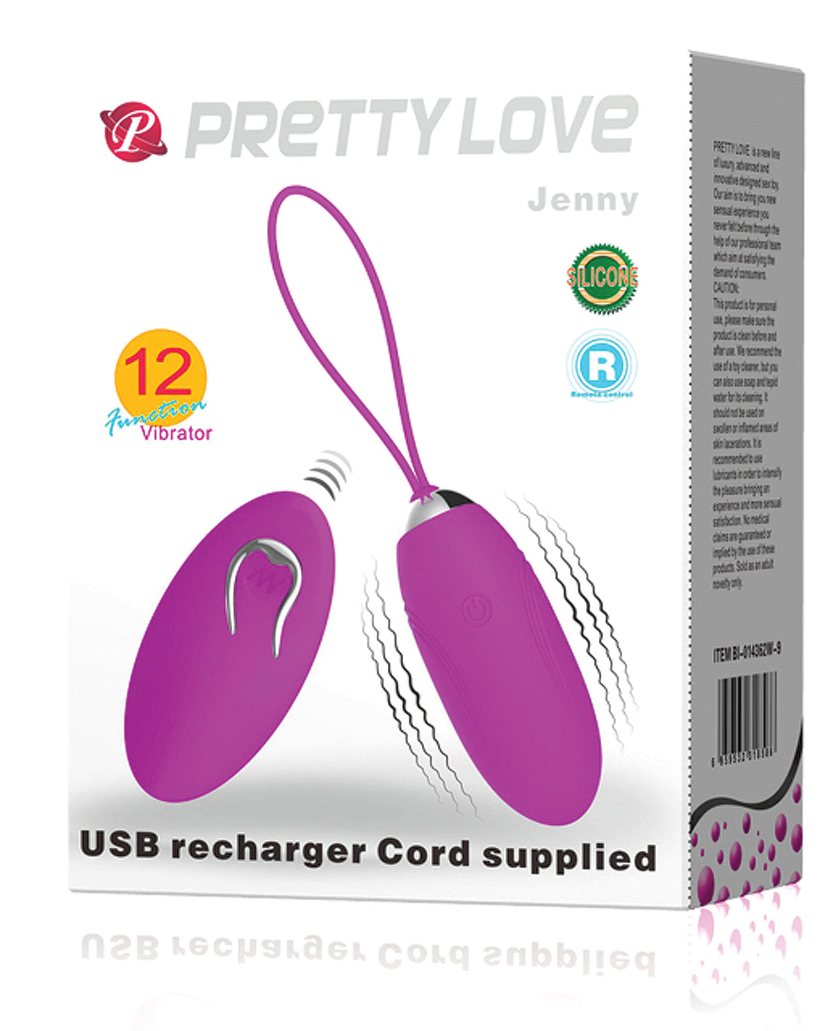 Pretty Love Jenny Remote Control Bullet Vibe - Fuchsia
