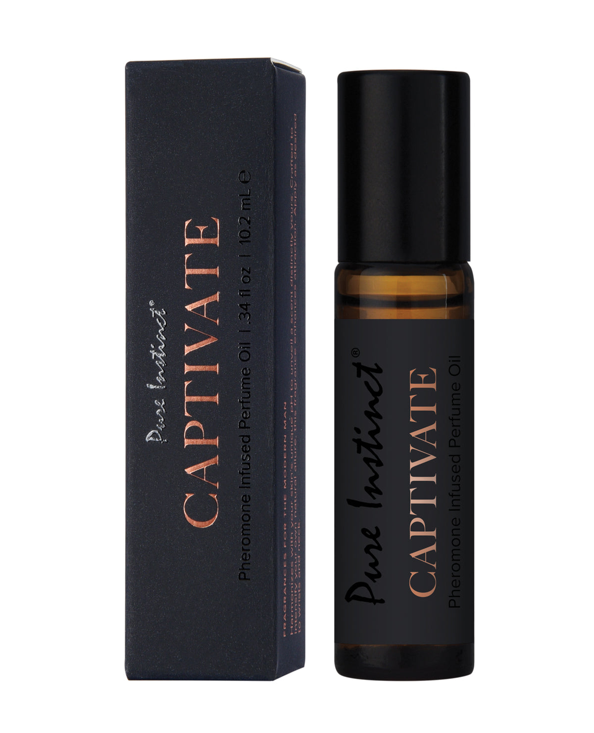 Pure Instinct Mens Collection Pheromone Perfume Oil - 10.2 ml Captivate