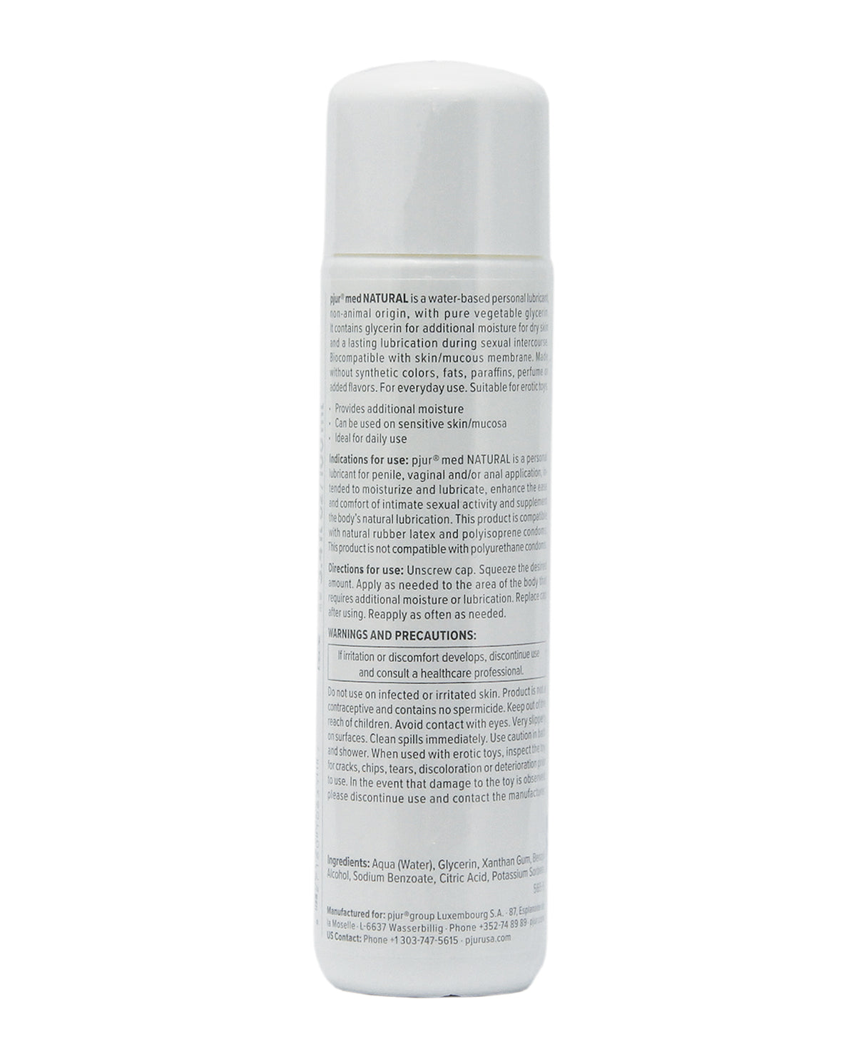 Pjur Med Natural Glide - 100 ml Bottle