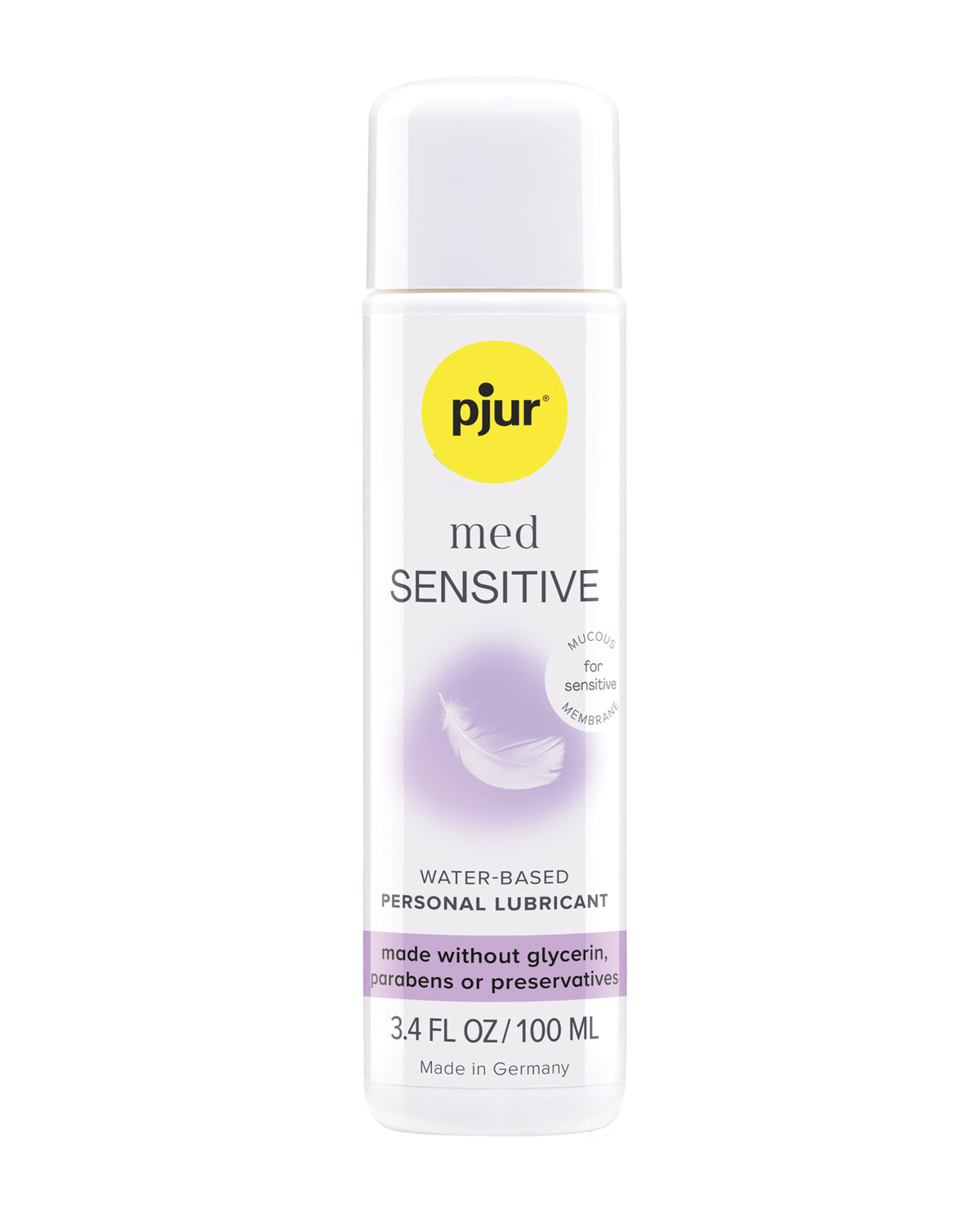 Pjur Med Sensitive Glide Water Based Personal Lubricant - 100 ml Bottle