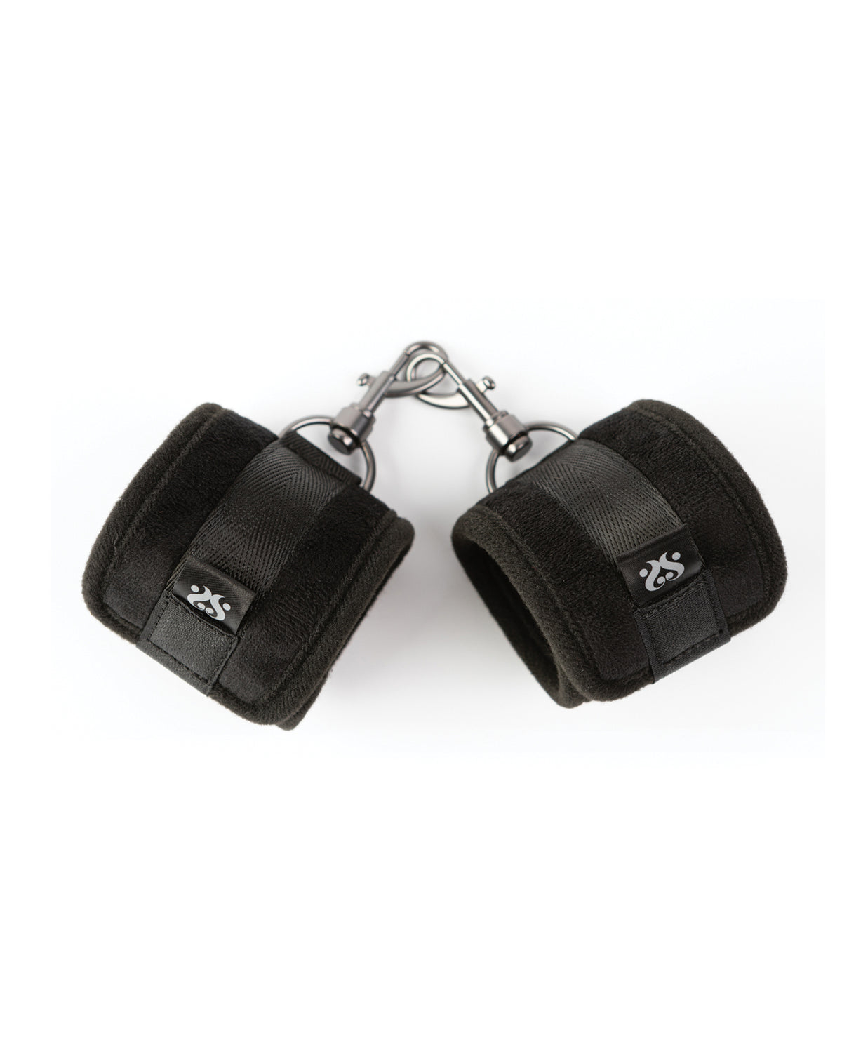 Sei Mio Sensually Secured Velvet Handcuffs - Black