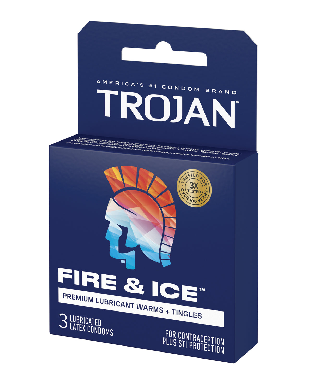 Trojan Fire & Ice Condoms - Box of 3
