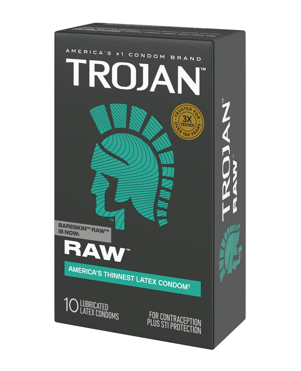 Trojan Raw Condoms - Pack of 10