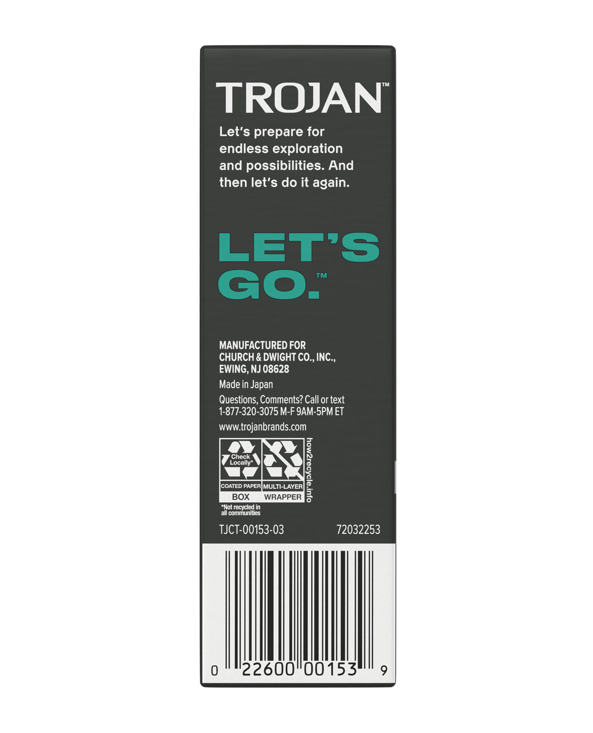 Trojan Raw Condoms - Pack of 10