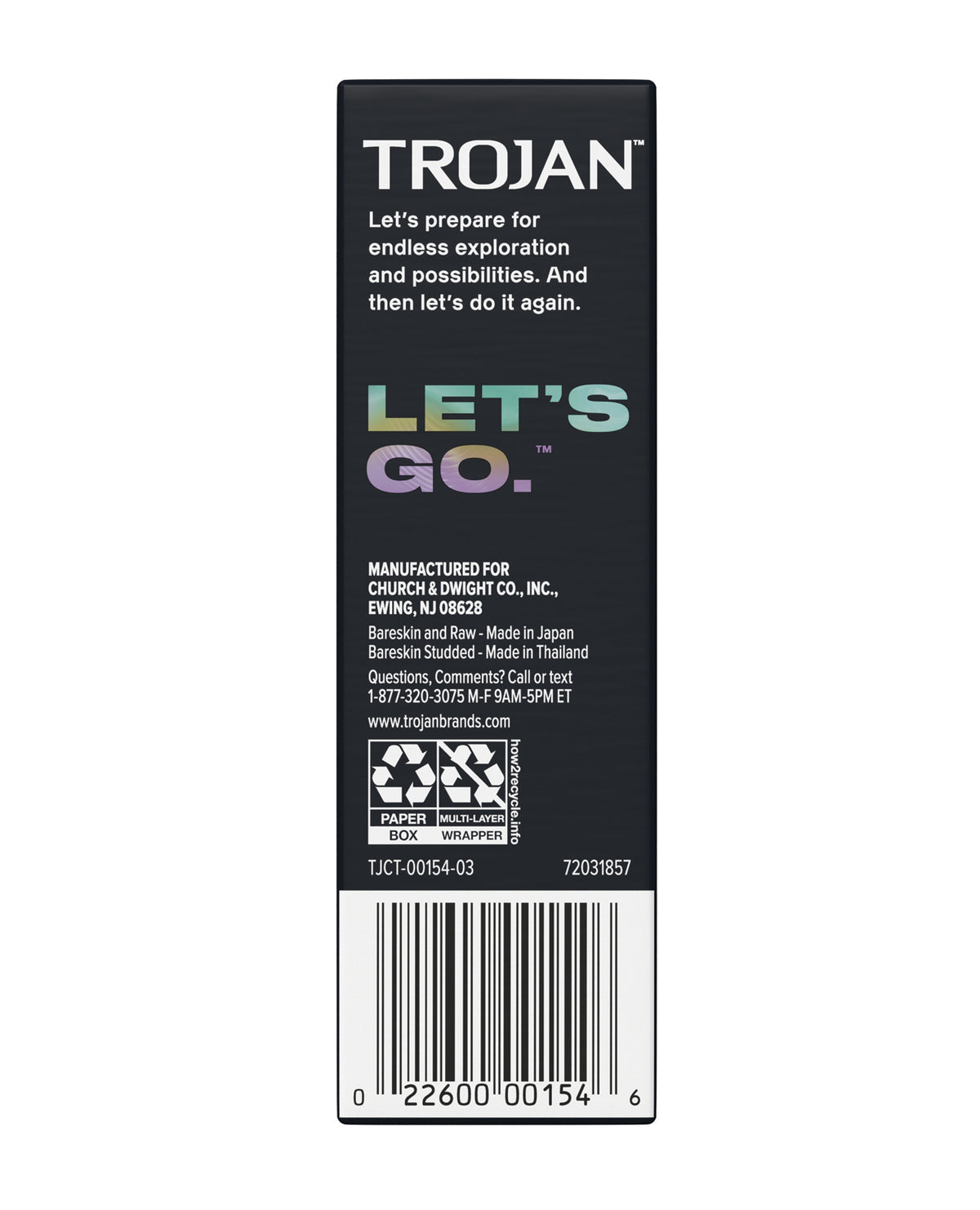 Trojan BareSkin EveryTHIN Condoms - Variety Pack of 10