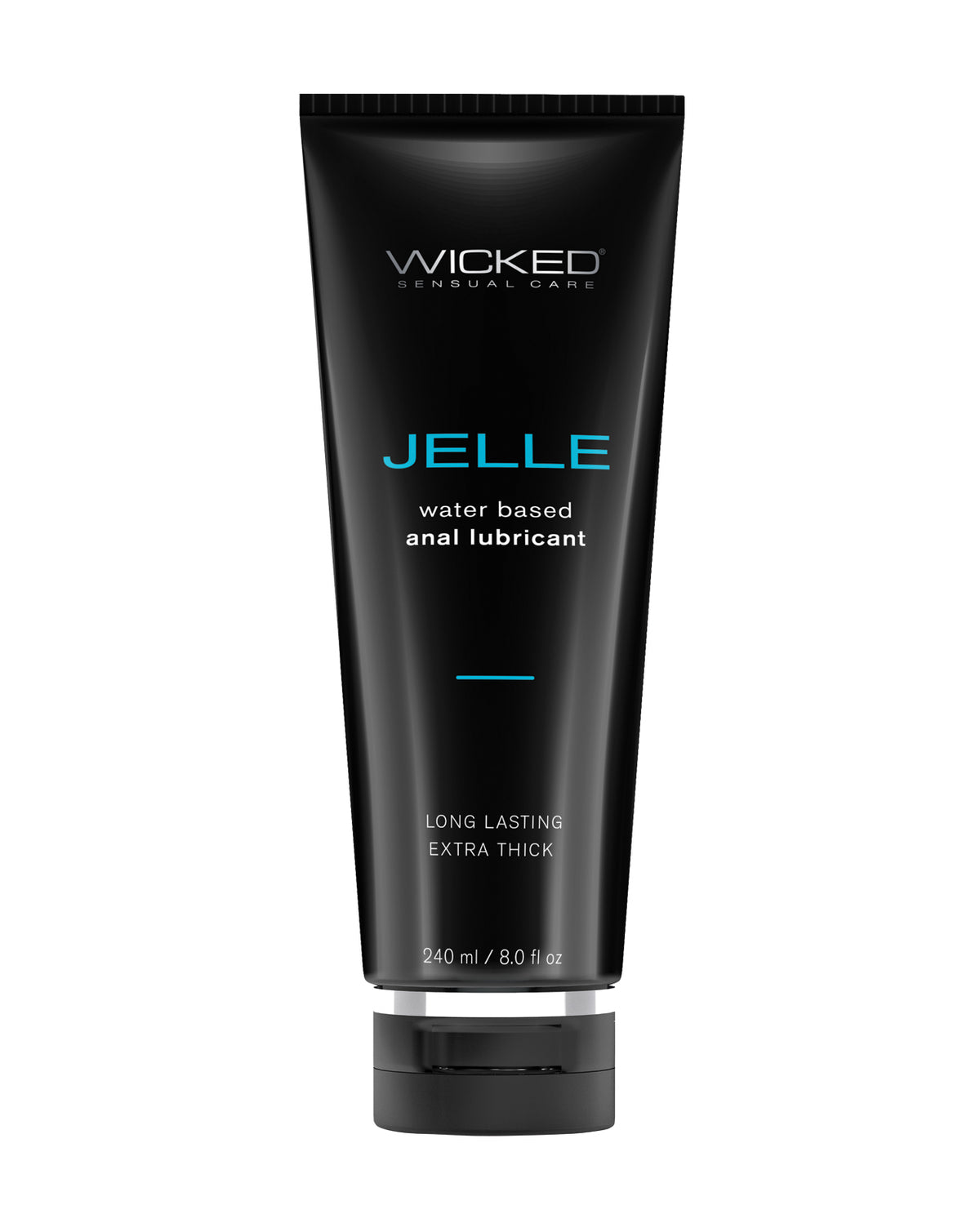 Wicked Sensual Care Jelle Water Based Anal Lubricant - 8 oz Fragrance Free
