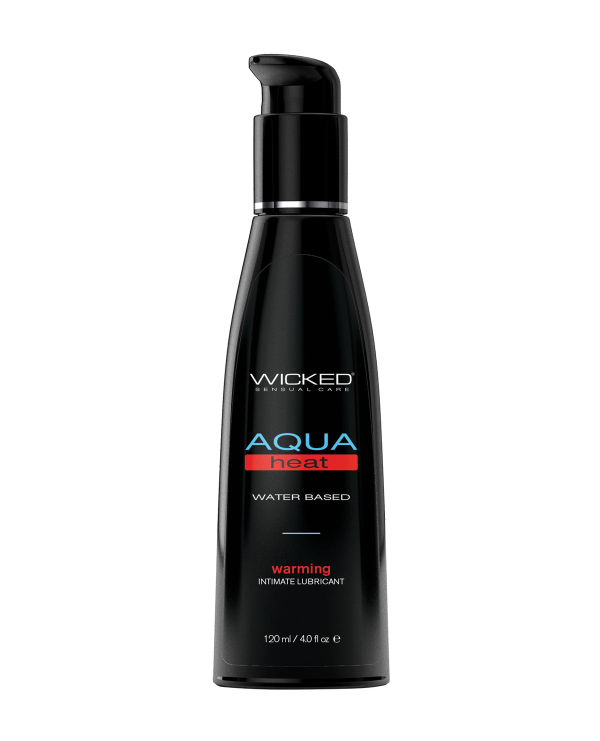 Wicked Sensual Care Aqua Heat Warming Water Based Lubricant - 4 oz