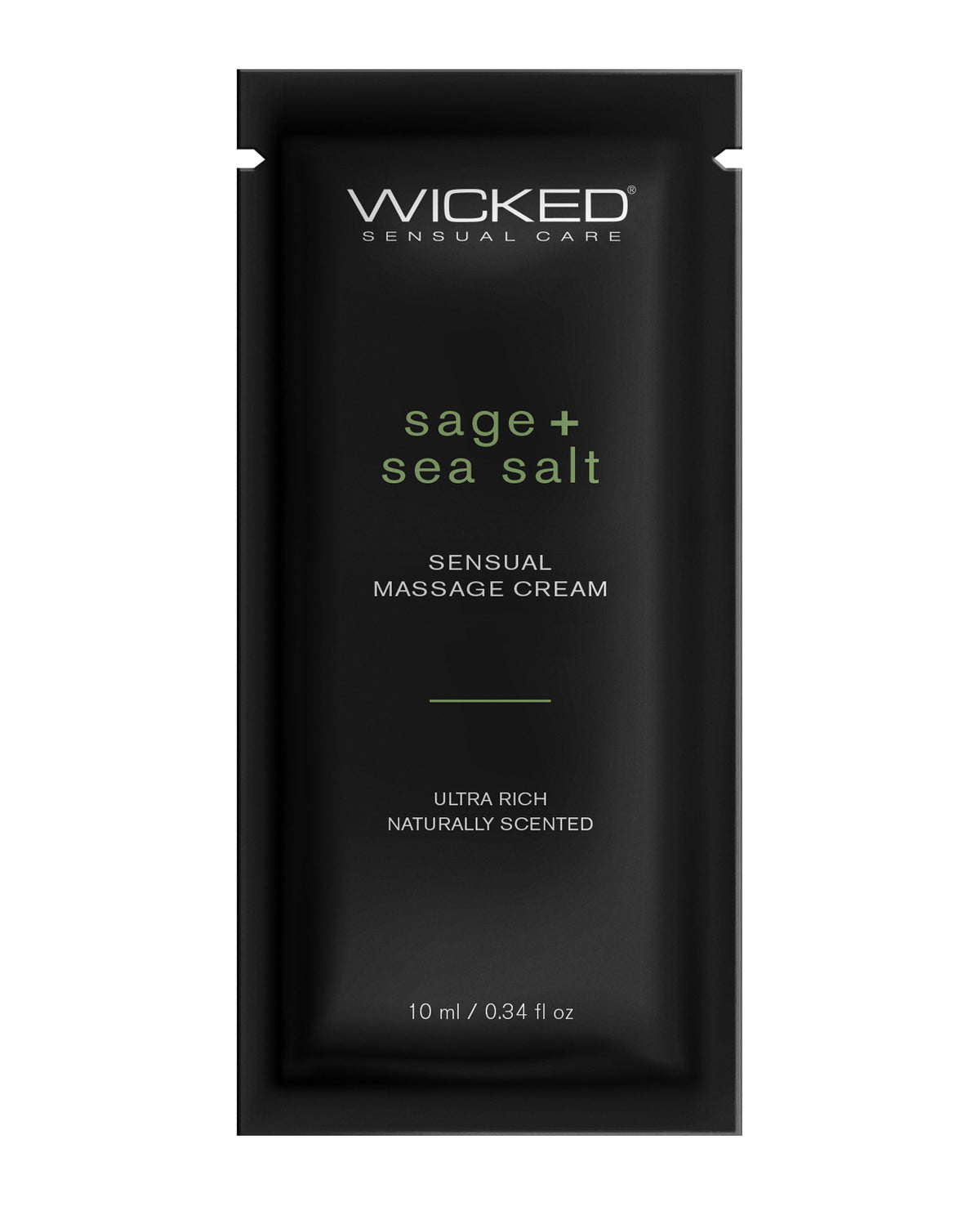 Wicked Sensual Care Sage & Sea Salt Massage Cream - .34 oz