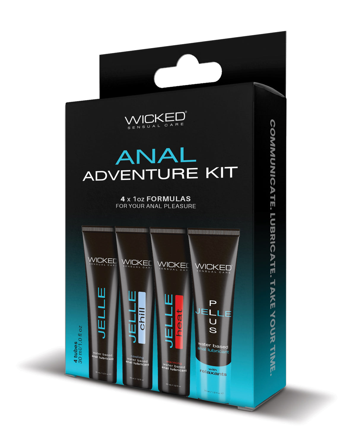 Wicked Sensual Care Anal Adventure Kit - 1 oz Bottles