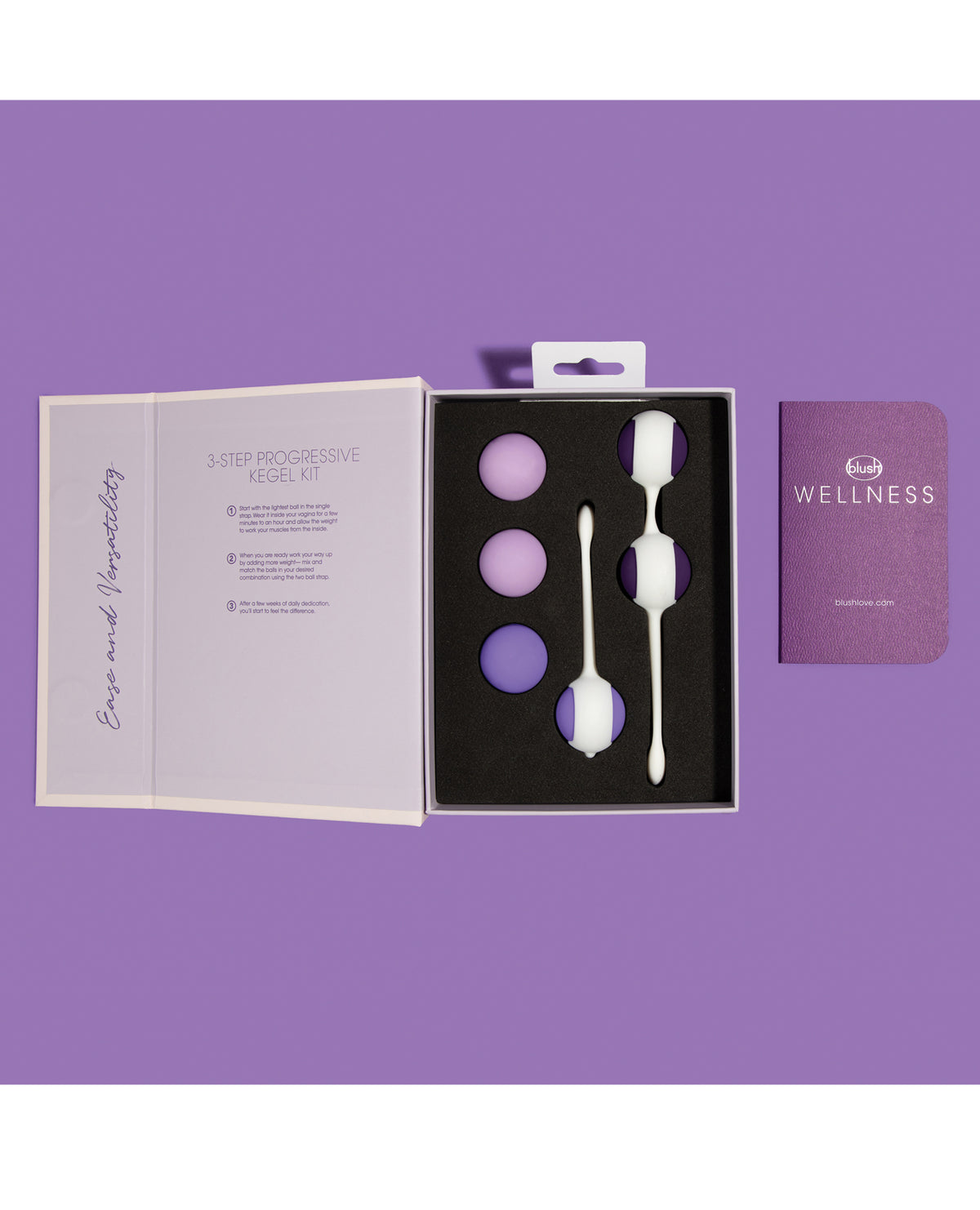 Blush Wellness Kegel Training Kit - Purple