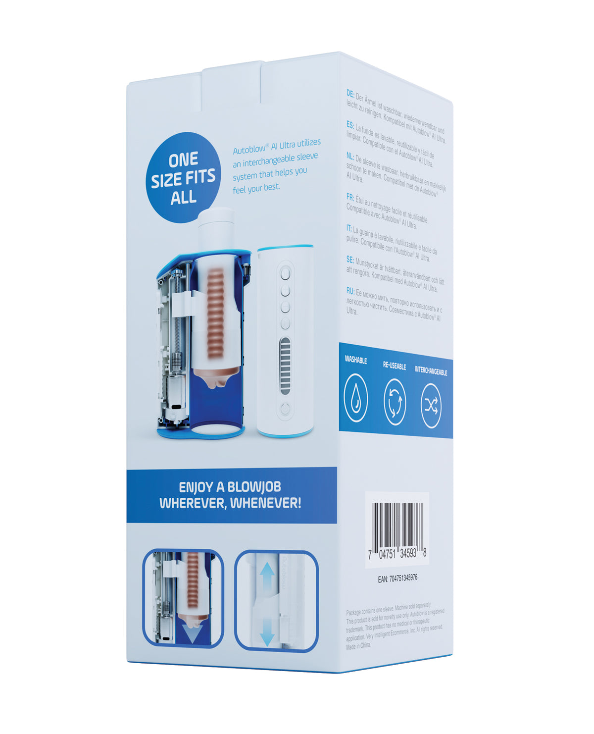 Autoblow AI Ultra Mouth Sleeve - Brown
