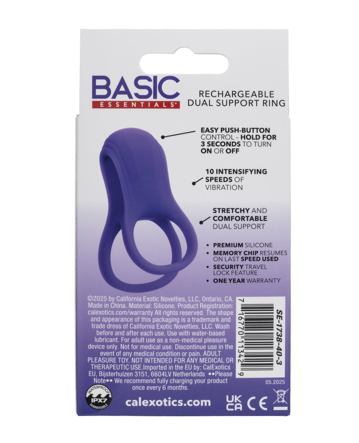 Basic essentials Rechargeable Dual Support Ring