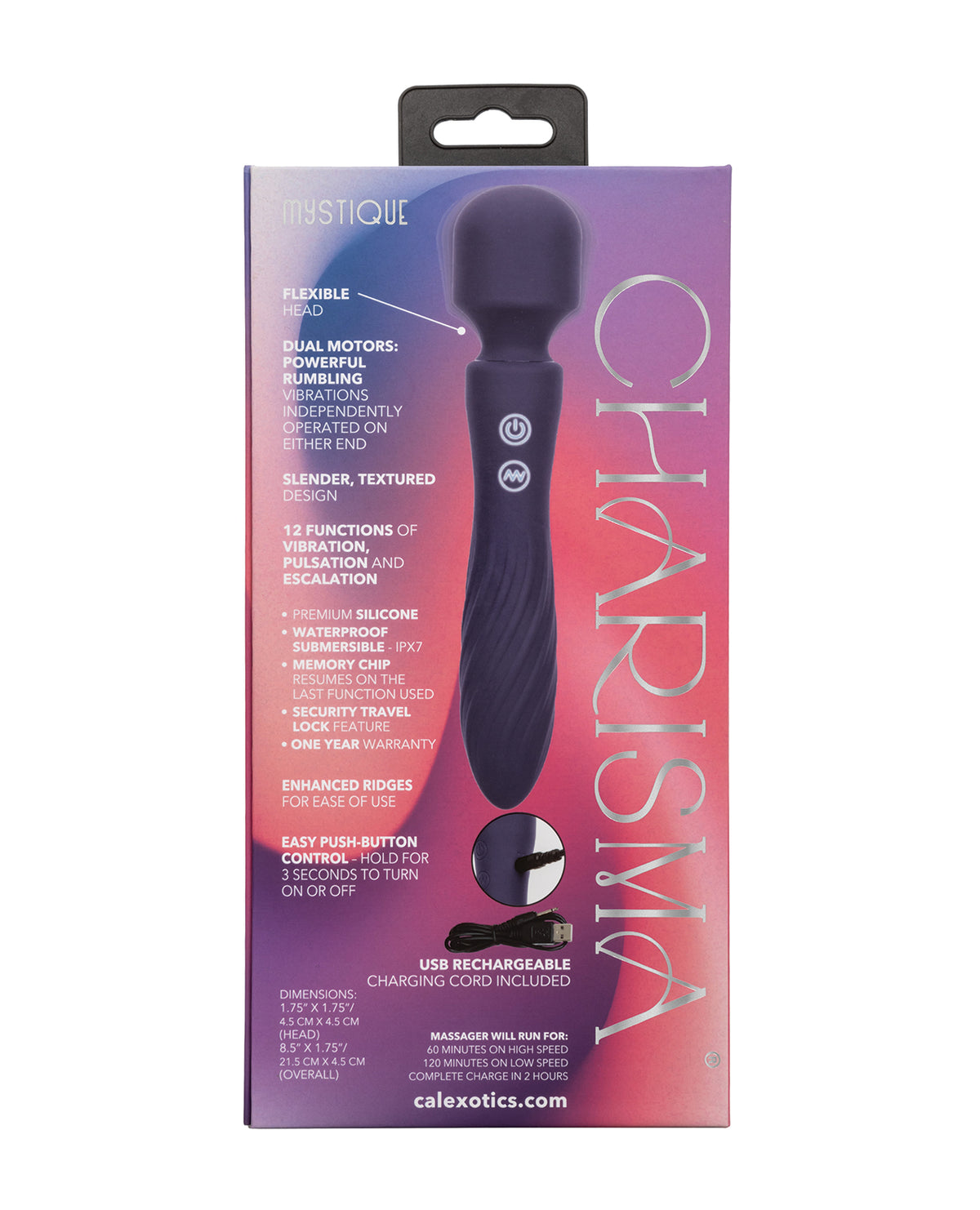Charisma Mystique Massager Blue