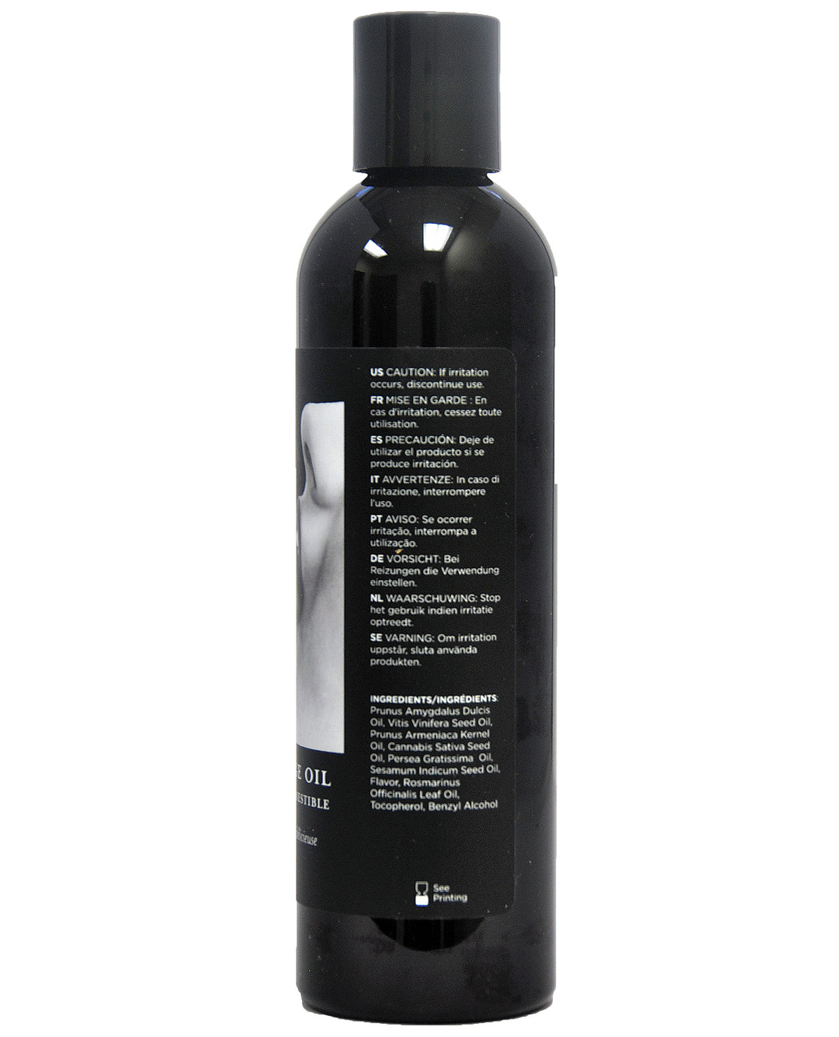 Earthly Body Edible Massage Oil - 8 oz Strawberry