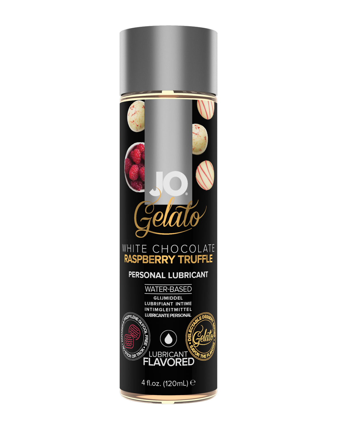 JO Gelato - White Chocolate Raspberry Lubricant 4 oz