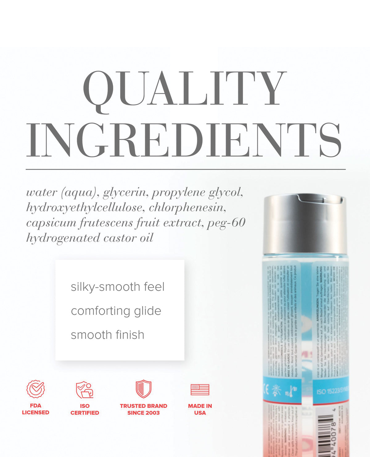 JO H2O - Warming Lubricant 8 oz