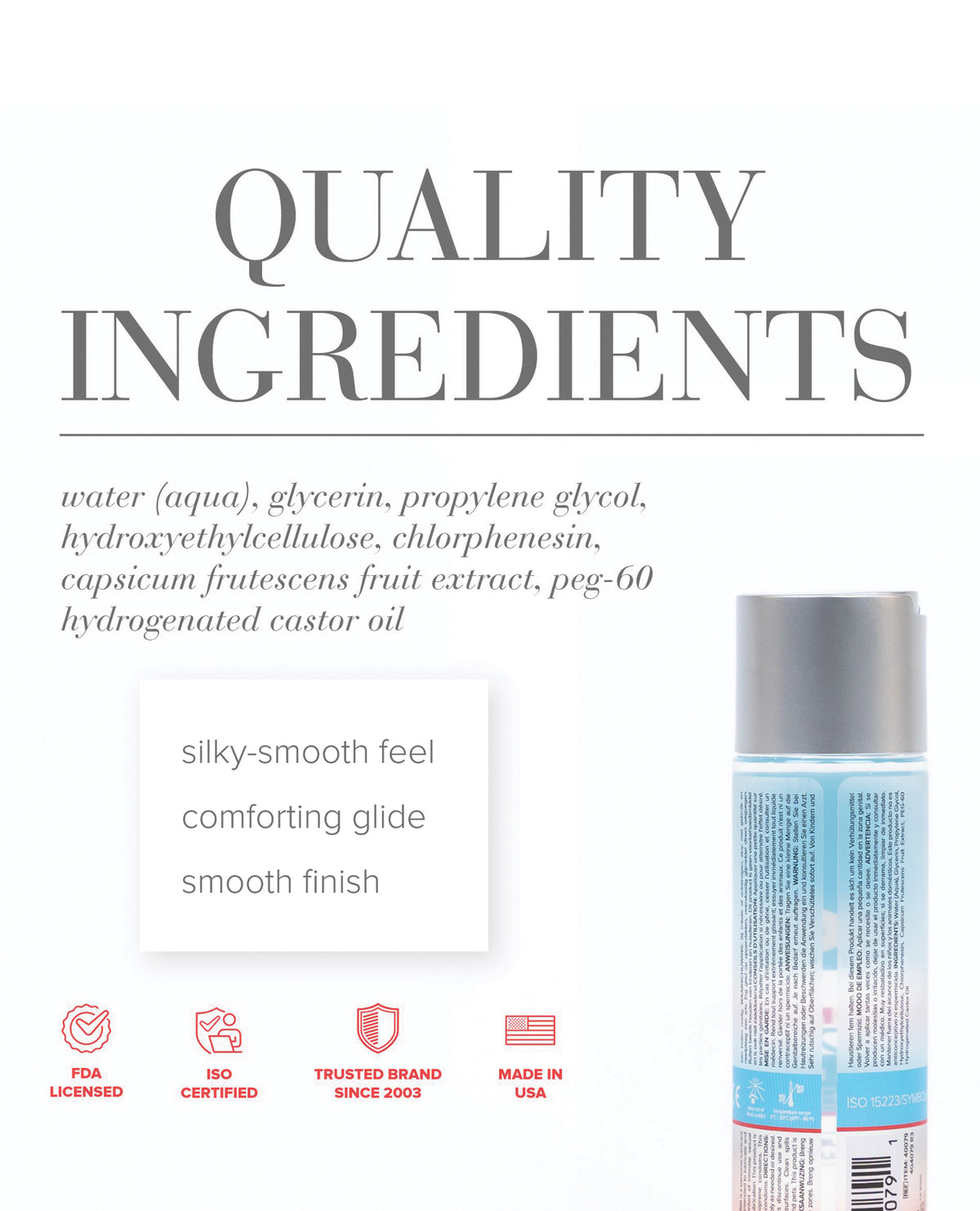JO H2O - Warming Lubricant 4 oz