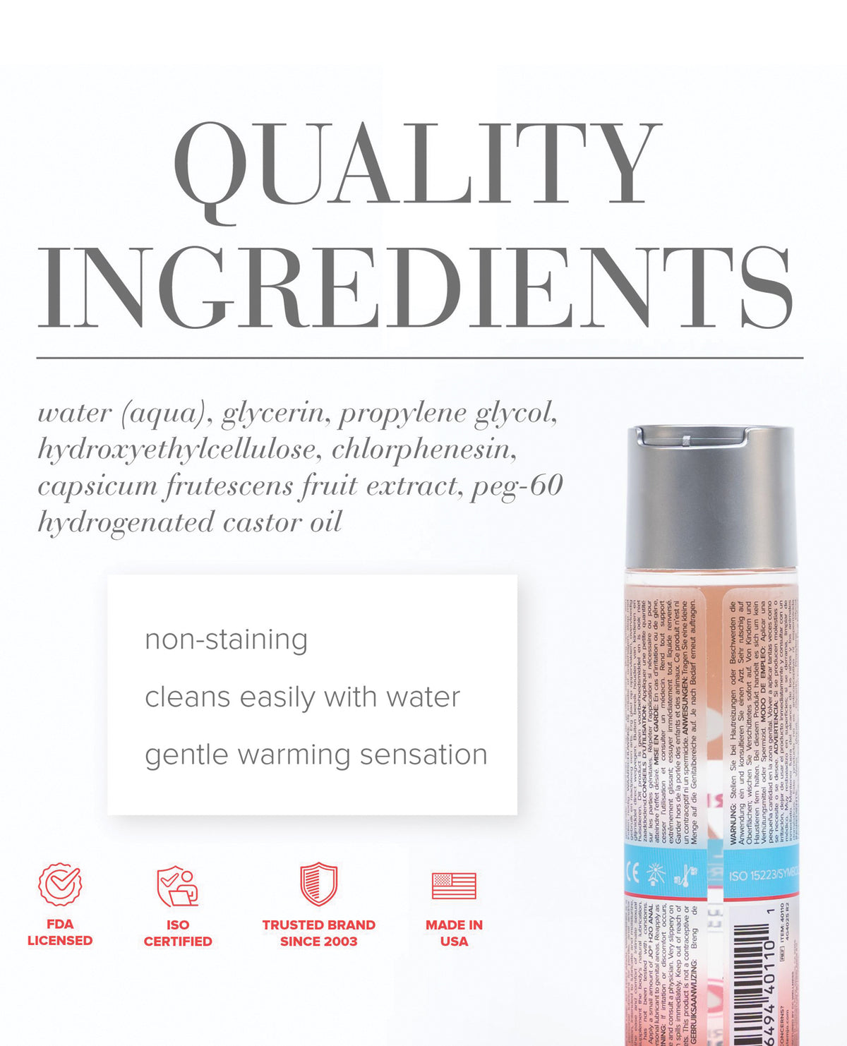 JO H2O Anal - Warming Lubricant 4 oz