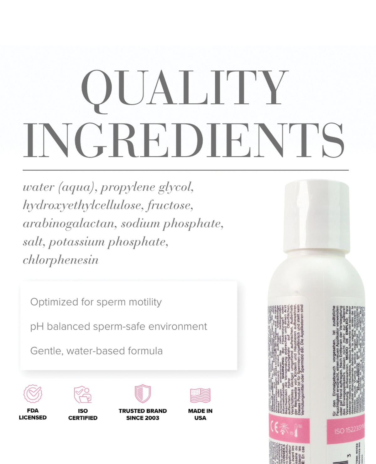 JO Actively Trying (TTC) Paraben-Free - Original Lubricant 4 oz