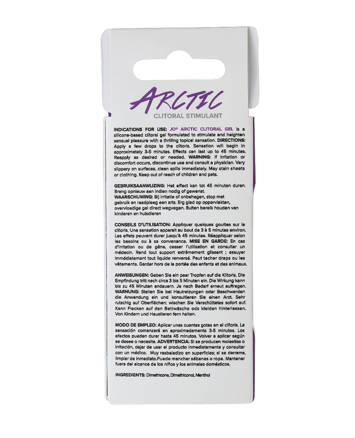 JO Arctic Clitoral Gel - Cooling Stimulant 0.34 oz